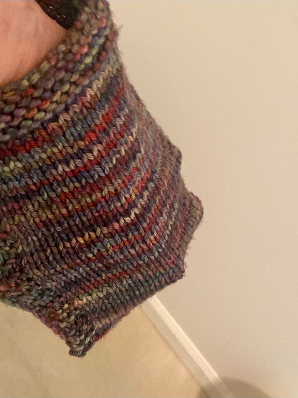 Multi-Color Women’s Scarf With Pockets - Picture 3 of 4